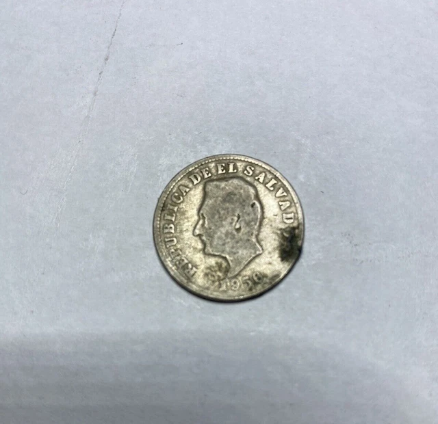 EL SALVADOR 5 CENTAVOS 1956 World Coins Circulated FREE SHIPPING!!!