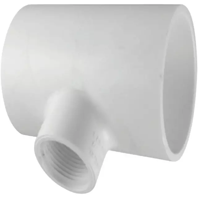 Charlotte Pipe 2 In. Solvent Weld x 1/2 In. FIP Schedule 40 PVC Tee Charlotte
