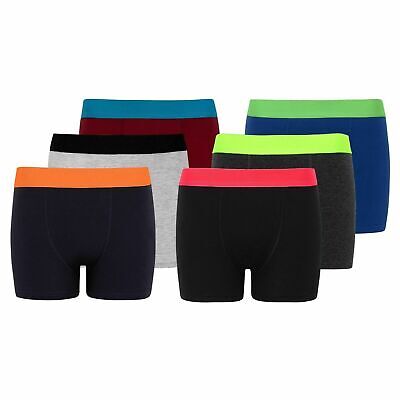 Boys Boxer Shorts (3/6/12 Pack) Cotton Designer Trunk Boxers Underwear (5-13yrs)