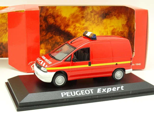 NOREV 3 INCHES 1/54 PEUGEOT EXPERT POMPIERS FIRE IN BOX