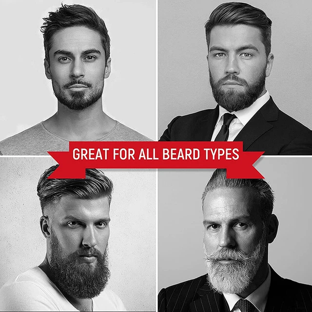 Men Boar Bristle Mustache Brush Wood Handle Comb Facial Beard Cleaning Tools BII