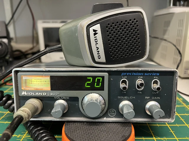 Midland 3001 CB Radio 27/81 UK 40 Channel FM