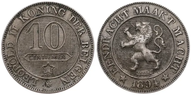 Belgien - Belgium 10 Centimes 1832-1946 - Löwe - verschiedene Jahrgänge
