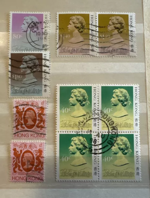 Briefmarken Hong Kong Lot gestempelt