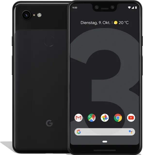 Google Pixel 3 XL LTE Smartphone - 64-128GB - 12,2MP Kamera - vom Händler