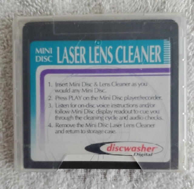 DISCWASHER DIGITAL MD MiniDisc Mini Disc Laser Lens Head Cleaner 29.99