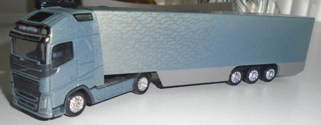 Wiking 043308 - 1/87 Pritschenhängerzug (Volvo F89) ASG - Neu 4006190433082 eB