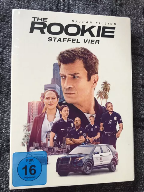 THE ROOKIE - SEASON 4 - DVD Region 2 (UK)  - Nathan Fillion