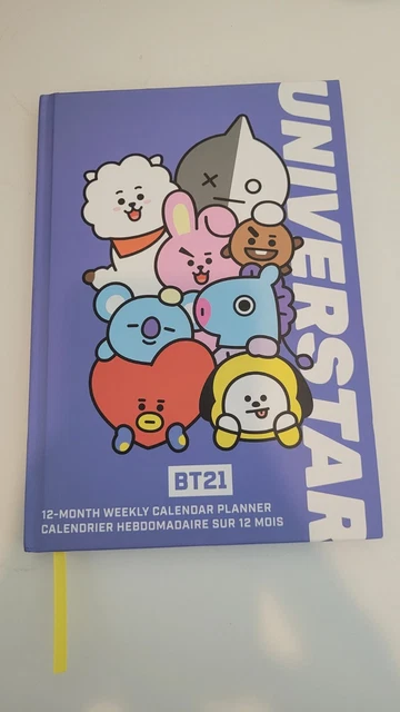 BT21 12 MONTH Weekly Calendar Planner Line Friends BTS Bangtan £5.70 ...