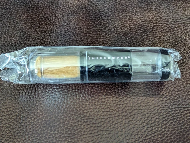 NUEVA Base Transparente RECARGABLE Polvo CEPILLO DE VIAJE Retráctil SELLADO