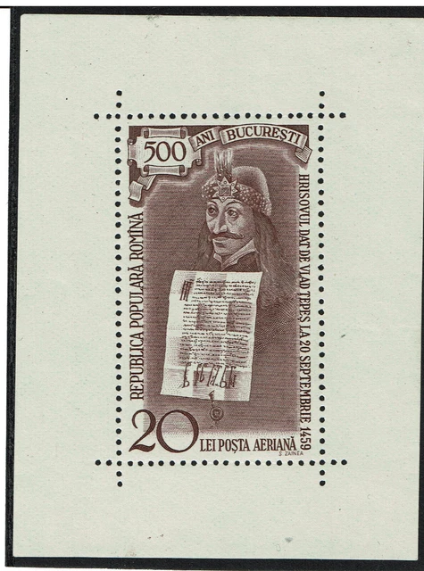 Briefmarken Rumänien Postfrisch Mi.Nr.1801, Block 44