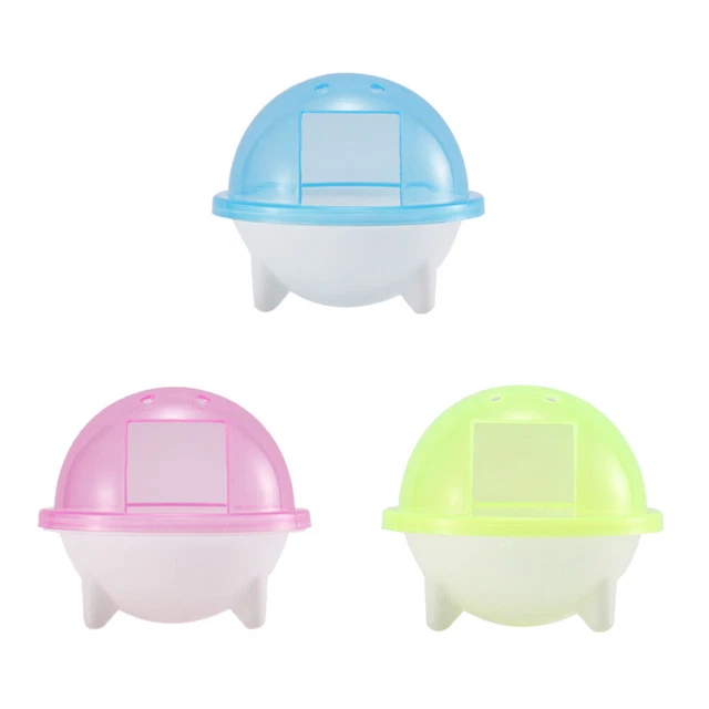 3 pz Disco Volante Criceto Bagno 10,3x10,3 cm Plastica