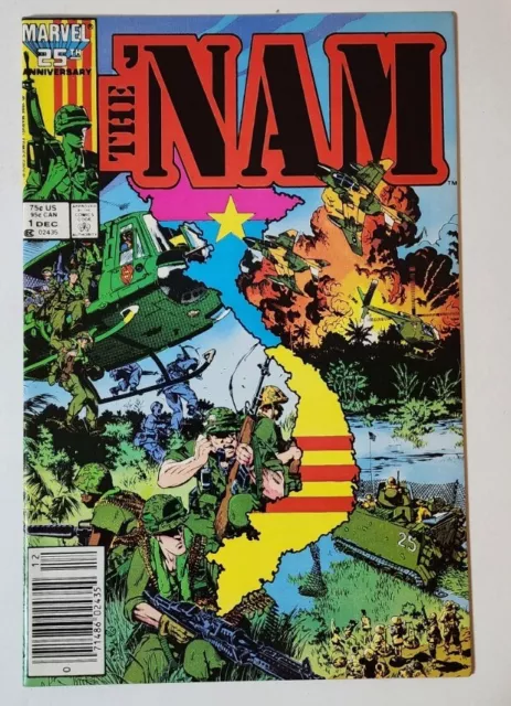 The Nam #1 Newstand Edition GEM NM 1986 Marvel Comics Beautiful Copy.