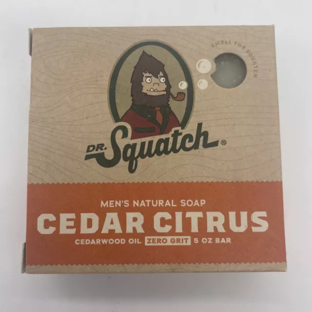 Dr. Squatch Cedar Citrus Soap - 5oz Bar - Free Shipping