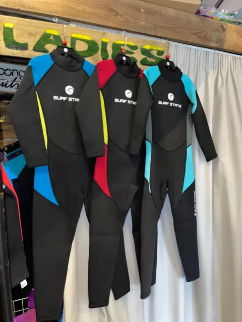 Surf State 2Mm Full Length Kids Wetsuit Bnwt Ages 7-8 Or 9-10 Years