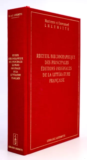 LHERMITTE Recueil BIBLIOGRAPHIE éditions originales littérature française ÉO