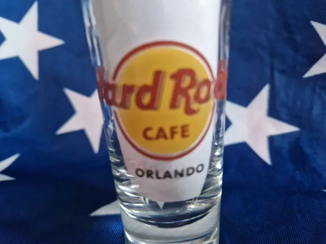 HRC Hard Rock Cafe Orlando Classic Logo Shot Glass Shotglass New ovp 3