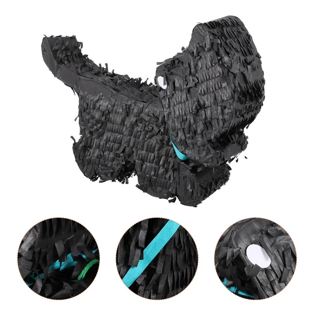 Papel animal piñata juguete perro figura pastel topper para fiesta de cumpleaños