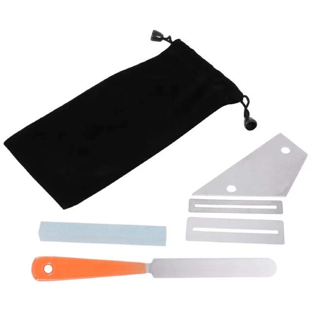 Guitar Fret Crowning File Leveling Tool Grinding Protectors Repair Part Set GuW6