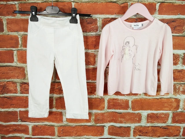 Baby Girls Bundle Age 18-24 Months Designer Dior Next Trousers Tee Summer 92Cm
