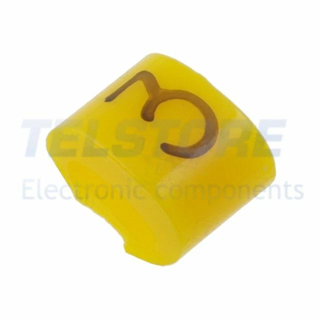 1Confezione  Segna cavi per cavi e fili 1,1÷2,5mm H 3mm A 6mm L 5mm  .