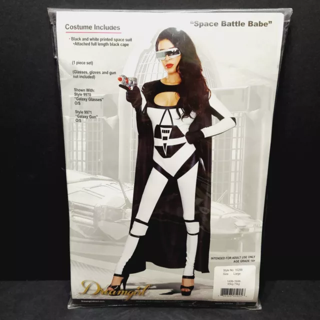 Galaxy Costume Space Battle Babe Storm Trooper Dreamgirl Cosplay