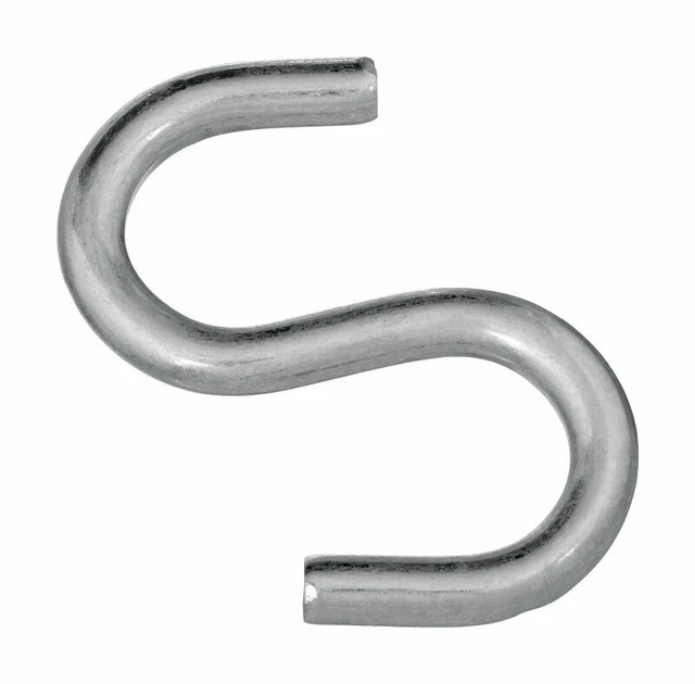 National Hardware  Zinc-Plated  Steel  3 in. L Open S-Hook  120 lb. 1 pk