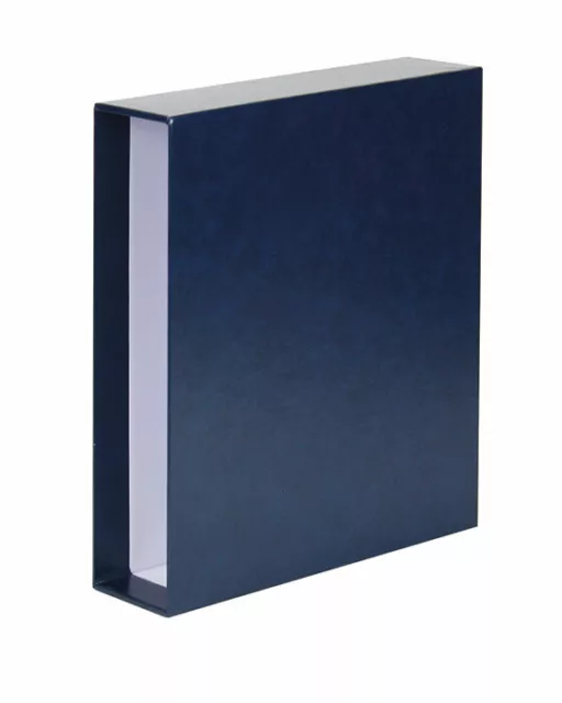 LINDNER 3504-B Blau Schutzkassette - Kassette - Schuber Für Ringbinder 3503