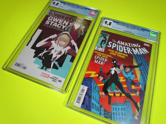 🔥 Amazing Spider-Man #252 & Edge Of Spider-Verse #2  Cgc 9.8  Facsimile Edition