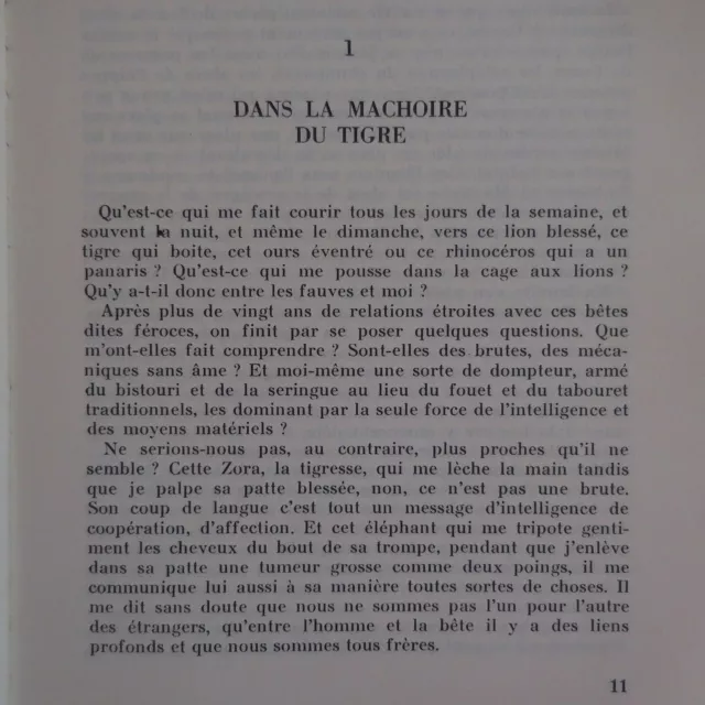 DR Michel KLEIN 1976 Ces bêtes qui m’ont fait homme animaux France N5679 2