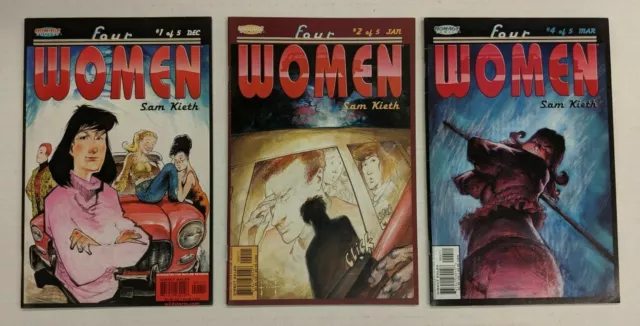 Four Women Homage 3 Issue Comic Set 1 2 4 High Grade Set Wildstorm VF+
