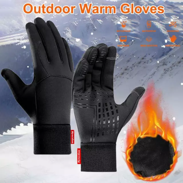 Winter Gloves for Men Women Keep Warm Touch Screen Windproof Cold Weather Gloves