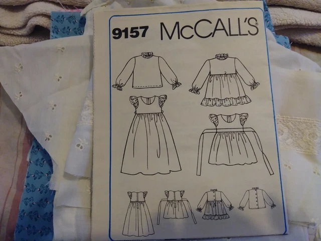 Little Girls 5 Bodice pieces.Chest sz 12. Cut ready to sew. Need skirt material