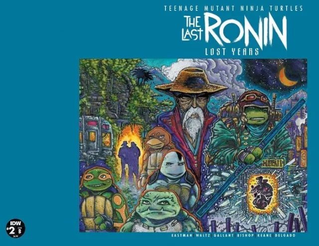 TMNT The Last Ronin Lost Years #2 Eastman Variant B IDW Comic 1st Print 2023 NM