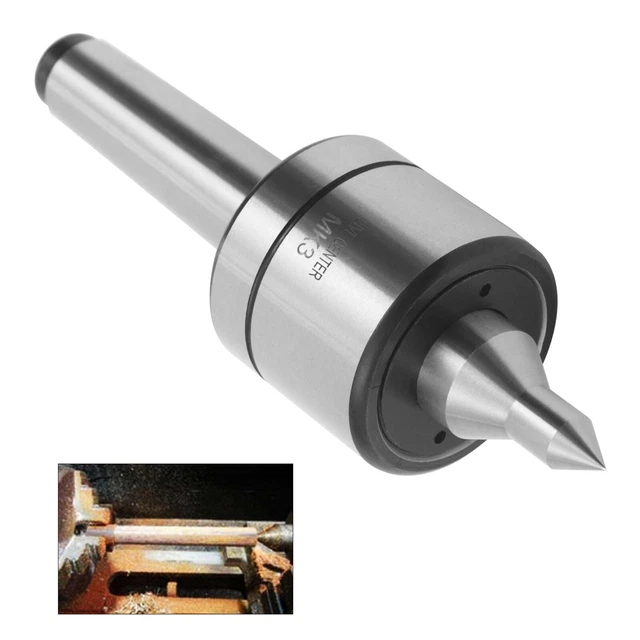 Medium Duty MK3 Live Center Morse Taper 3MK Triple Bearing Lathe CNC Durable New