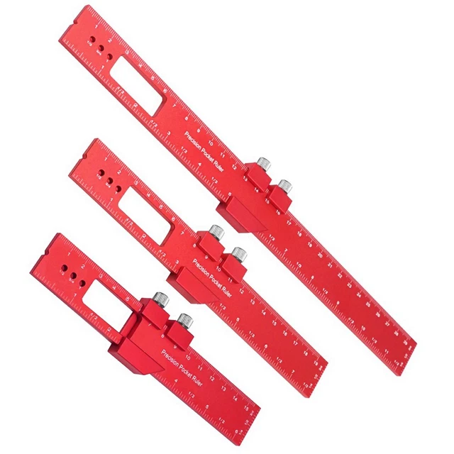 SCORING RULER RULER Corrosion Resistant Gauge Metric Imperial Scales ...