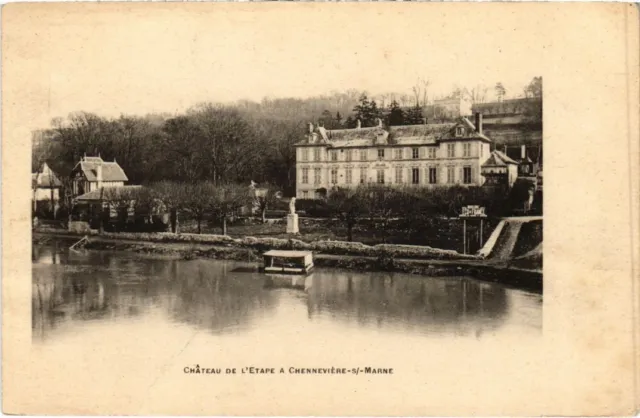 CPA AK Chennevieres Chateau de L'Etape a Chennevieres FRANCE (1282474)