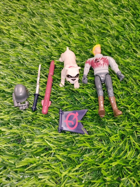 VINTAGE 1996 Night Stryker Jonny Quest  And Dog 3.25" Galoob Action Figure