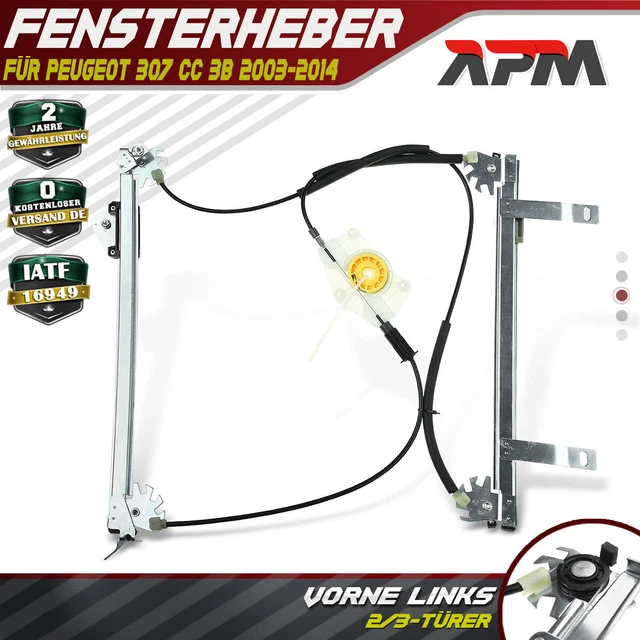 LST Fensterheber Elektrisch Vorne Links Für Peugeot 307 CC 2003-2009