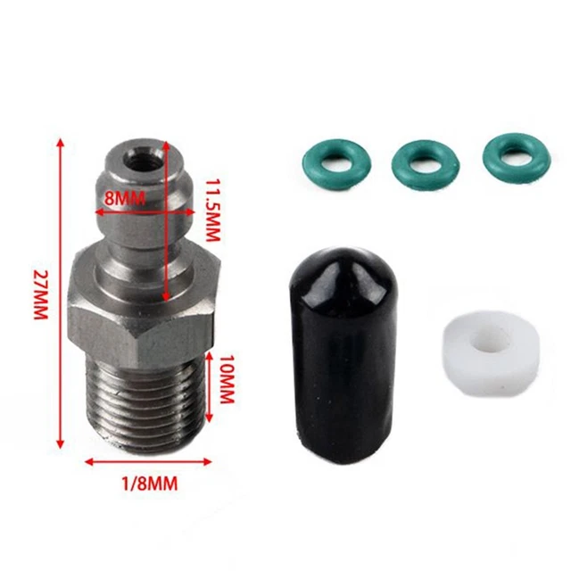 Easy to Operate Stainless Steel Connector for Air Supplement M10x1 Thread