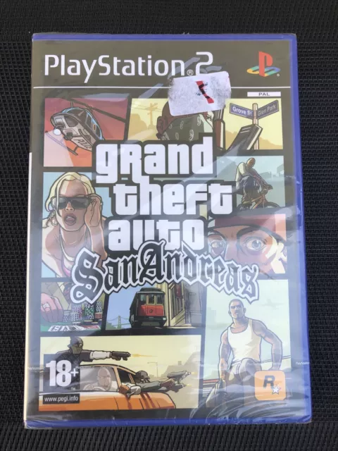 Jeu GTA San Adreas  PS2 Grand Theft Auto Neuf Blister Scellé PAL FR PlayStation