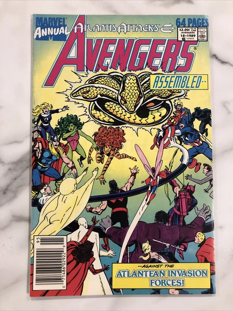 Avengers Annual #18 (1989 Marvel) [Atlantis Attacks] West Coast, Hulk, Panther