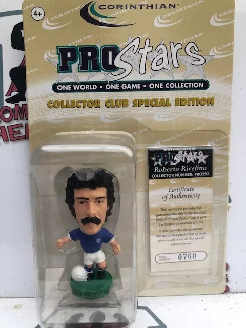 CORINTHIAN PROSTARS Brazil Rivelino PRO992 Collector Club Special  BLISTER PACK