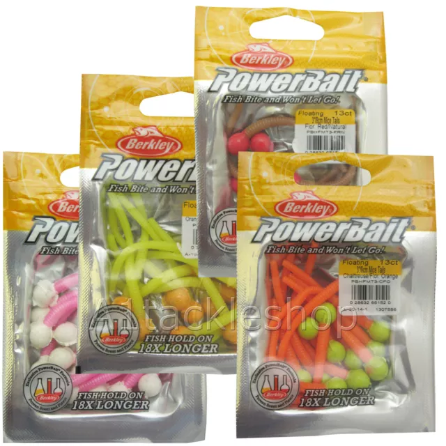 GENUINE BERKLEY POWERBAIT Micetail Trout and Perch Fishing Bait Lures Mice  tail £5.99 - PicClick UK