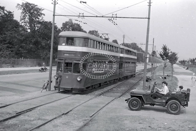 PHOTO SWANSEA Mumbles Railway Tram Brush Loughborough 10 Sketty Lane photo-swansea-mumbles-railway-tram-brush-loughborough-10-sketty-lane