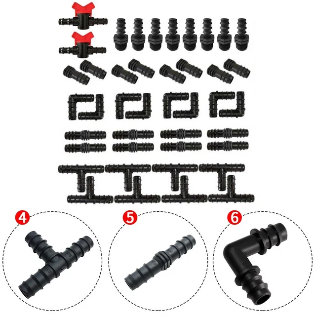 Giardino Irrigazione Sistemi Raccordi Kit for Fiore Letti, Patios, Prati