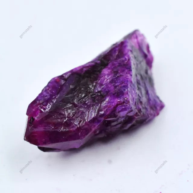 Earth Mined Purple Sapphire 232.56 Carat Natural Rough Loose Gemstone CERTIFIED 2