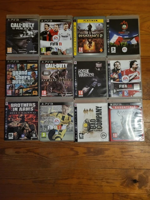 Jeux PS3 : Batman Arkham City + Army Of Two – Lot De 2 Jeux D'occasion En Bon état