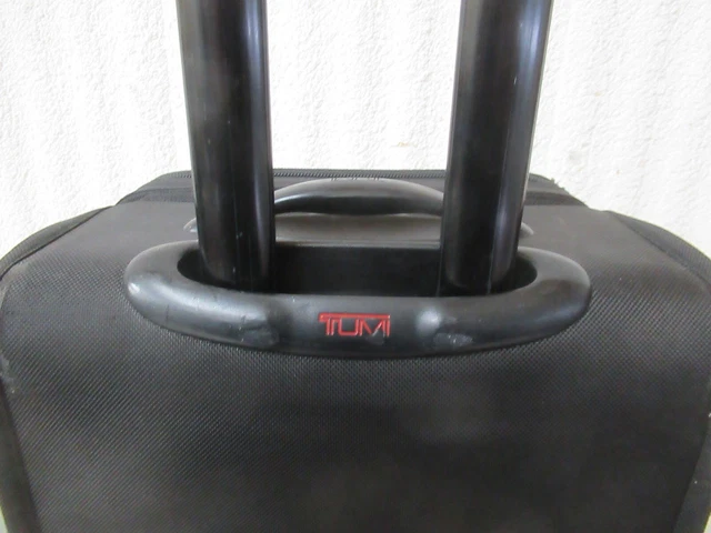 TUMI Alpha 22" Expandable Carry On Rolling Wheeled Luggage Black Model 22022DH 9