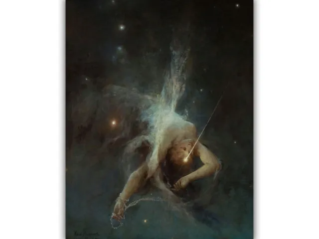 Falling Star by Witold Pruszkowski (1884) Giclée Canvas Print, Multi-Size